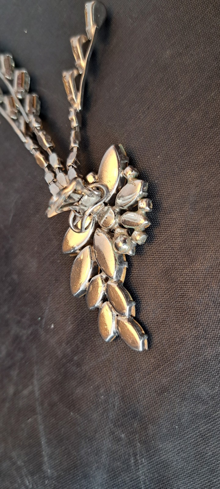 AMAZING Adjustable Dangle Clear Crystal Rhineston… - image 11