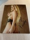 KINDLY MYERS Signed 8x10 SEXY Photo MODEL AUTOGRAPH 2B