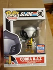 Funko POP! GI JOE Cobra BAT FUNKON 2021 Exclusive Official Con Sticker