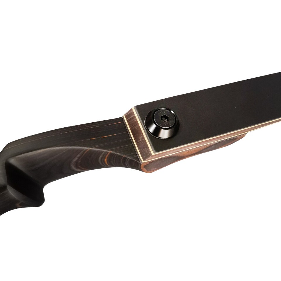SHARROW 60 Pollici Takedown Arco Ricurvo Archi Ricurvi 20-60lbs Adulti Arc de Chasse Riser in Legno Tradizionale Longbow (Tipo 1, 30lbs