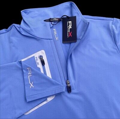 RLX Polo Ralph Lauren RRL The Biltmore Blue 1/4 Zip Pullover RLX Polo Ralph Lauren RRL The Biltmore Blue 1/4 Zip Pullover