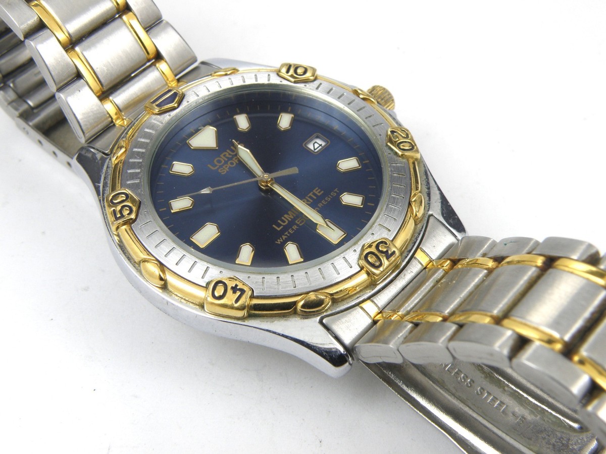 V732-0150 Lorus Mens Date Sports Watch - 50m K83 for sale online