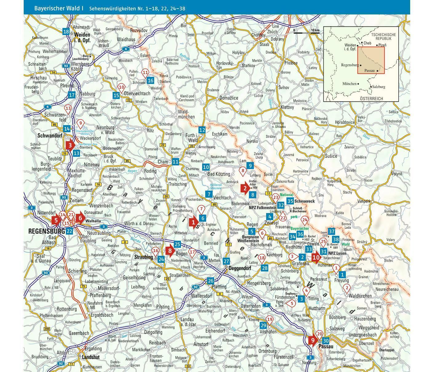 Thumbnail - Adac Reiseführer Bayerischer Wald Regina Becker