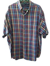 Mens Gant Oxford Shortsleeve Shirt Sz XL