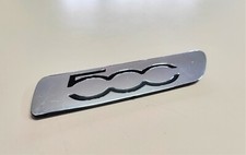 SIGLA SCRITTA 500 MODANATURA LATERALE FIAT 500 2007 SINISTRA FREGIO LOGO STEMMA