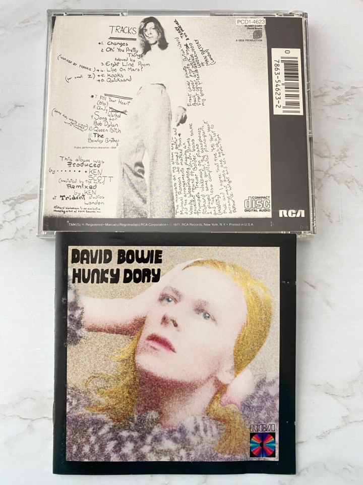 David Bowie Hunky Dory CD TARGET ERA! JAPAN RCA PCD1-4623 Ziggy ...