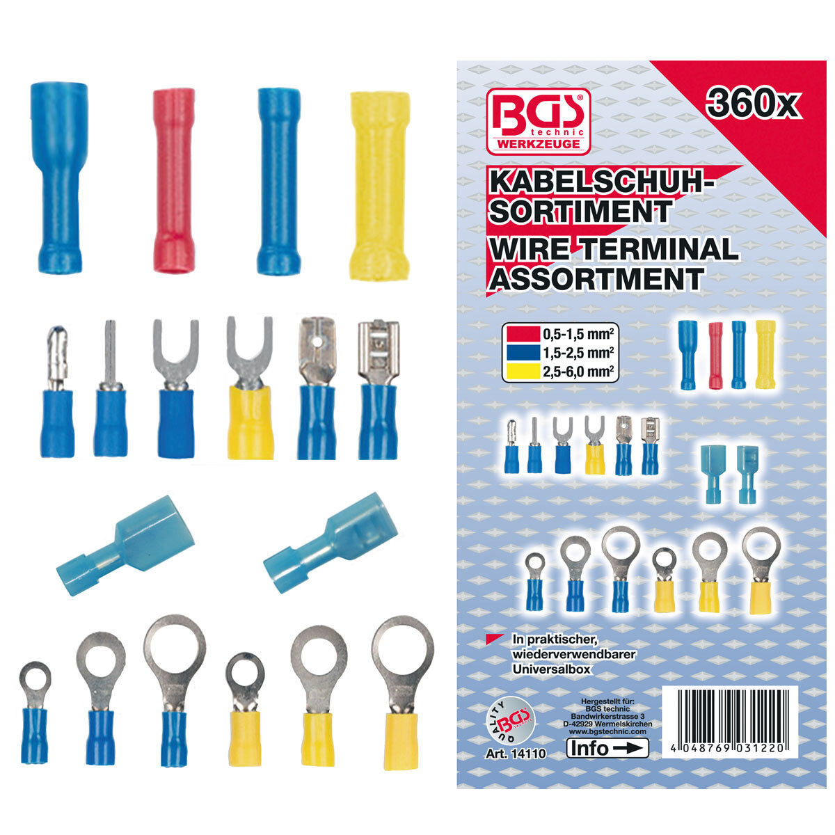 Cosses électriques pour restaurer le câblage de votre voiture ancienne kit 360