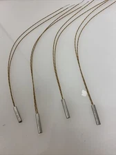 QTY (4) WATLOW E1E5404 / 00526-15 FIREROD CARTRIDGE HEATER 240V 225W  12" LEAD