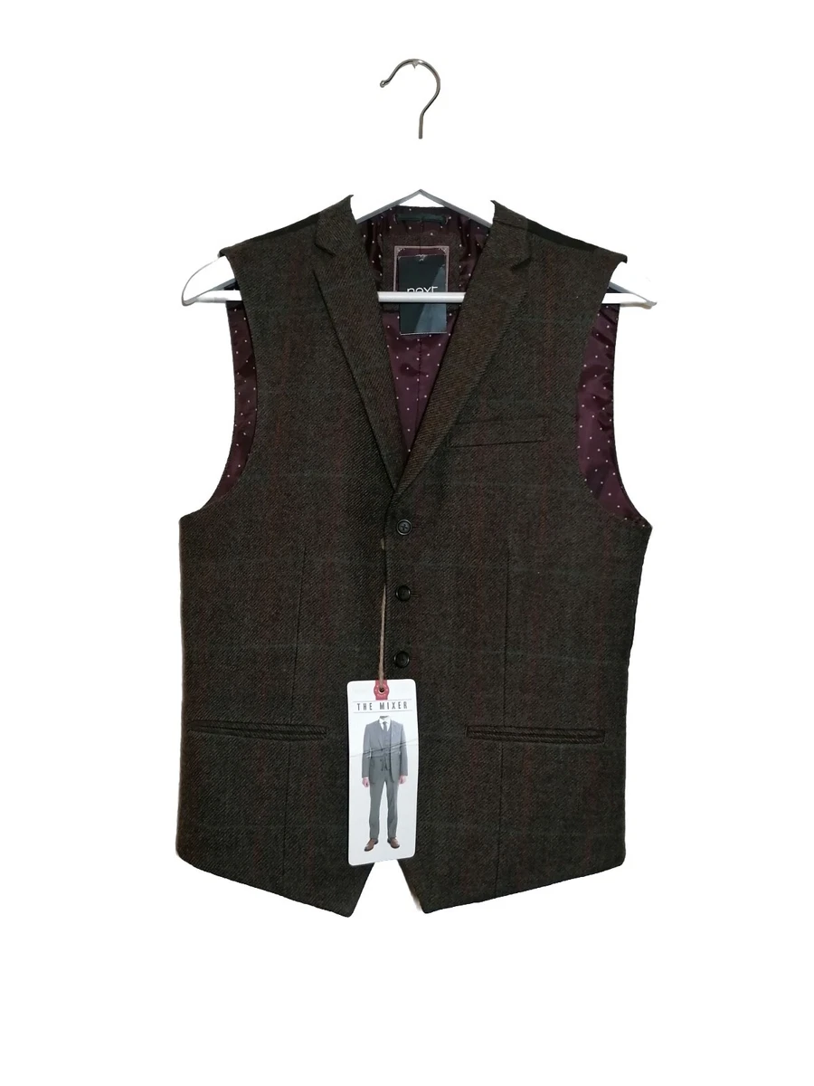 Tweed waistcoat next sale