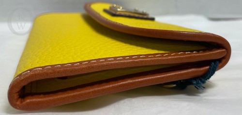 NWT*Dooney & Bourke Leather*YELLOW* Continental Clutch Wallet*21143D S166 - Picture 5 of 7