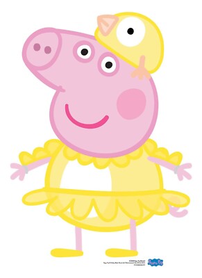 Peppa Pig Ostern Huhn Pappausschnitt / Aufsteller / Aufsteller - Party Spaß