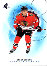 2020-21 SP Authentic Hockey Blue #15 Dylan Strome Blackhawks 