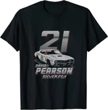David Pearson 21 Silver Fox Nascar 70s Retro Classic Tee T-Shirt S-4XL