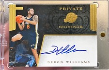 2011-12 Panini Private Signings Deron Williams Auto SSP Very Rare Set Chase Card