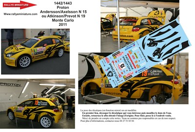 DECALS 1/43 RENAULT Clio Mauffrey Rallye Monte Carlo 2010 Rally DECALS 1/43 RENAULT Clio Mauffrey Rallye Monte Carlo 2010 Rally