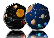 OUR SOLAR SYSTEM Full Colour Commemorative. Earth/Mars/Sun/Space/Moon/Saturn