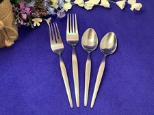 EKCO ETERNA PRINCE 4pc Lot:Dinner Fork,Salad Fork,(2)Teaspoons~EUC~Free Shipping