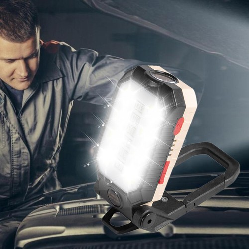Large LED Work Light COB Inspection Lamp Magnetic Torch USB Rechargeable For Car - Picture 7 of 20