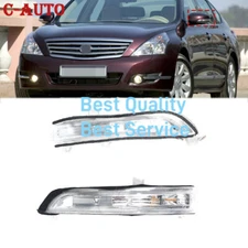Pair Rear View Mirror Side Turn Signal Lights For Nissan Teana 2008-2012