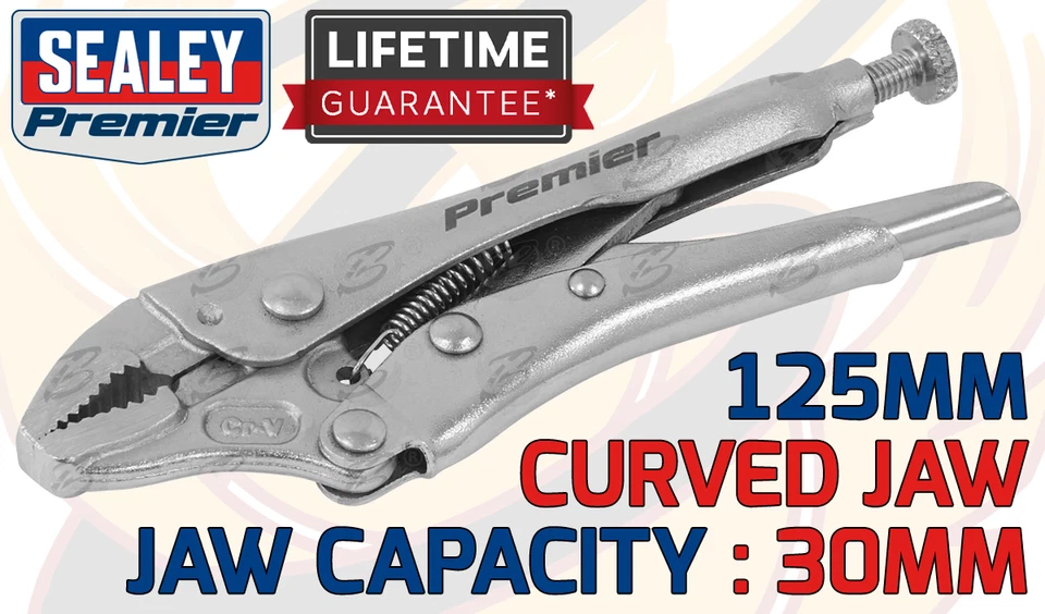 SEALEY Locking Pliers Mole Grips Adjustable Wrench Vice Grips Long Nose Pliers - Image 2 of 4