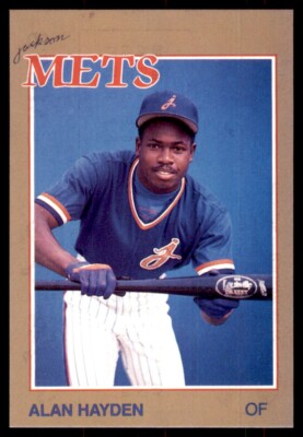 1988 Grand Slam Alan Hayden A Baseball Card #25