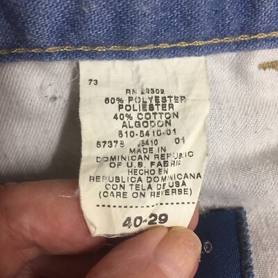 Vintage Town craft Blue Jeans Closes With Elite Hook & Loop Men's
