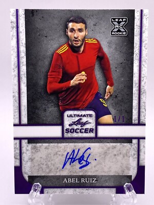 2022 Leaf Ultimate Soccer ABEL RUIZ Auto 1/1 #BA-AR1 SSP