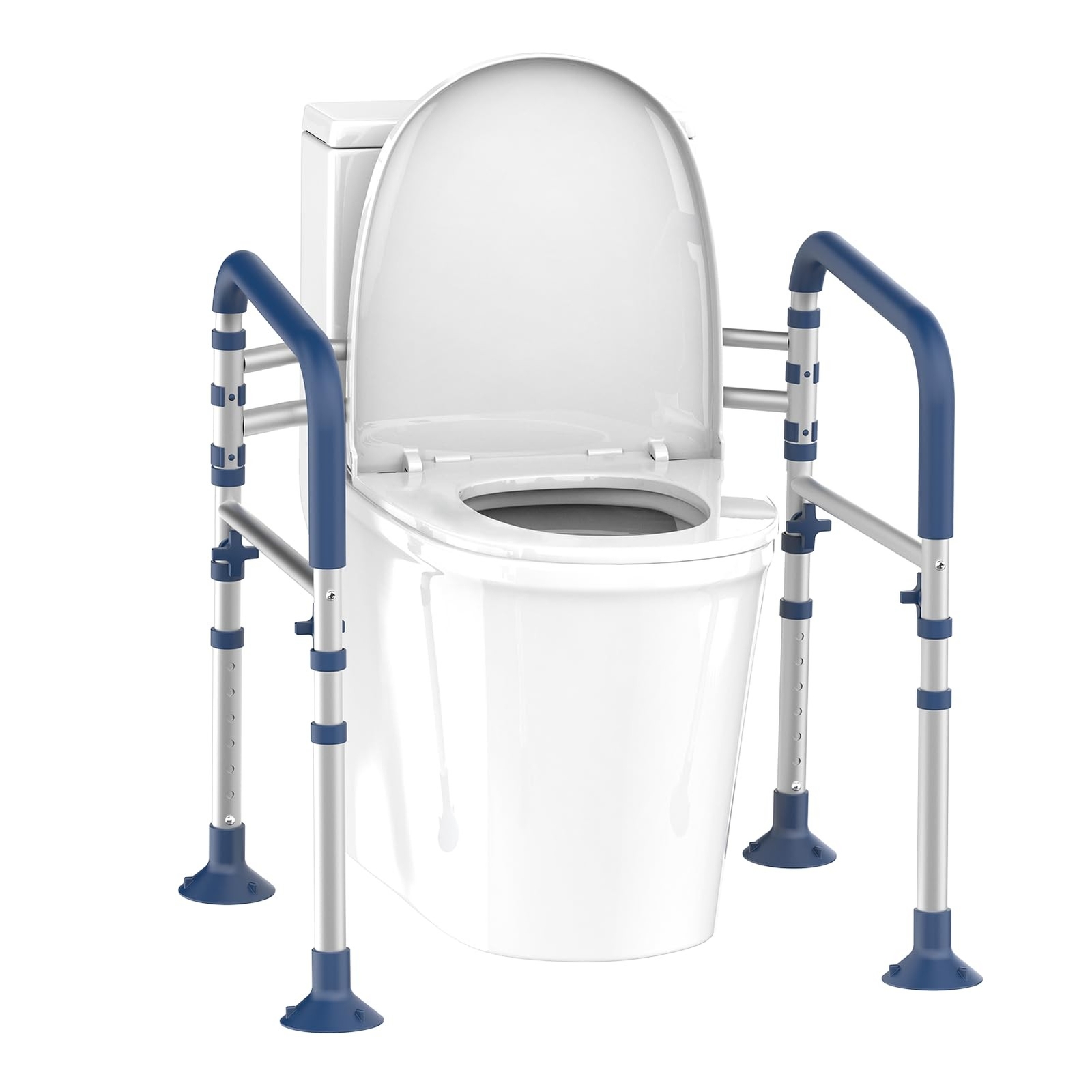 Toilet Safety Rail,FSA/HSA Eligible Height-Adjustable Toilet Frame Width-Adju...