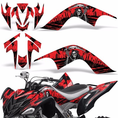 ATV Graphic Kit Quad Decal Sticker For Yamaha Raptor 700 06-12 REAPER R