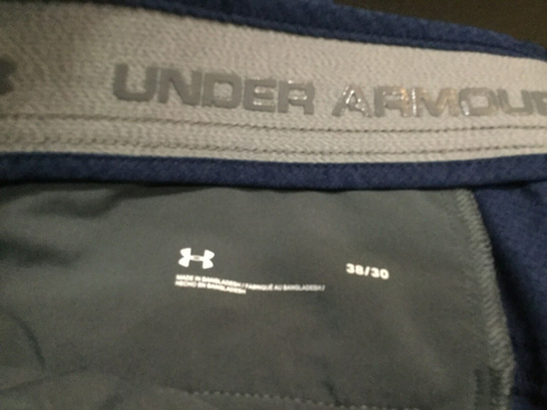 UNDER ARMOUR UA TECH STRAIGHT NAVY GOLFHOSE NEU OHNE ETIKETT - Bild 3 von 6