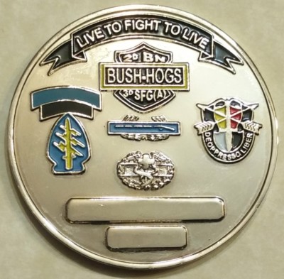 3rd Special Forces Group Airborne 2nd BN Bush-Hogs ODA-341 Army