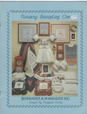 Nursery Samplings Cross Stitch Patterns #18 Bunny Rabbits Sampler Borders & More