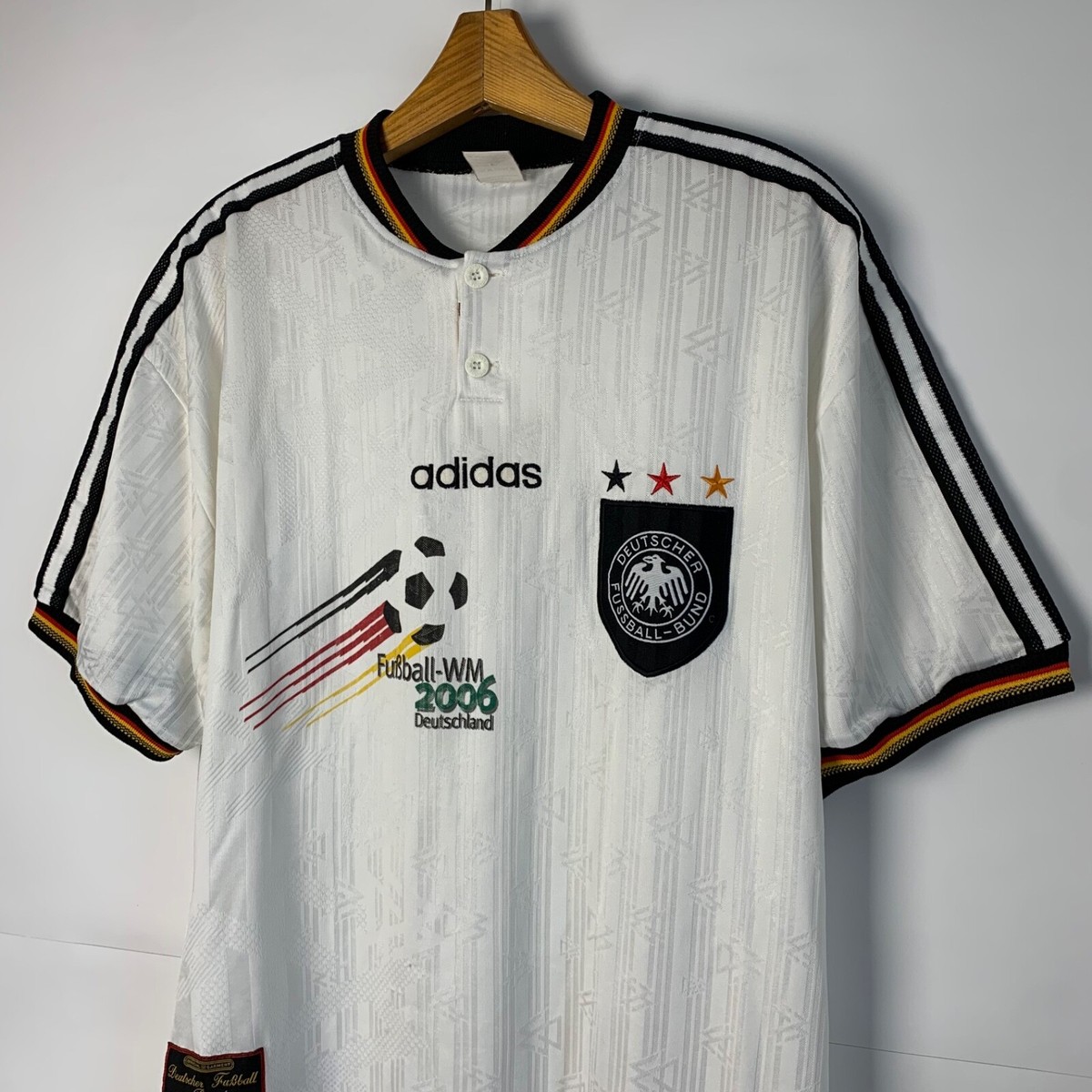 GERMANY 1996 1998 HOME FOOTBALL SHIRT SOCCER JERSEY ADIDAS sz 2XL