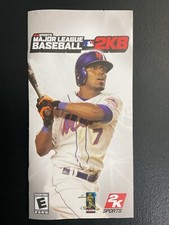 Major League Baseball 2K8 PSP PlayStation Portable Instruction Manual Only