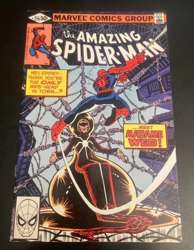 AMAZING SPIDER-MAN #210 (1980) *Key 1st Madame Web!* (NM-/9.0 Beauty!) Nice!