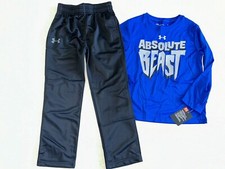 New Under Armour Dri Fit Top Shirt Pants Outfit Size 5