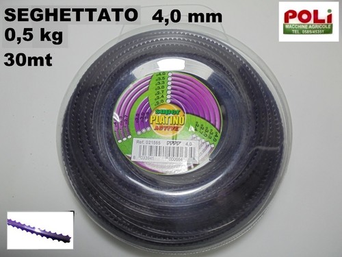 Filo Quadrato Seghettato Per Decespugliatore Efco Platin Cut 175 Metri - Foto 6