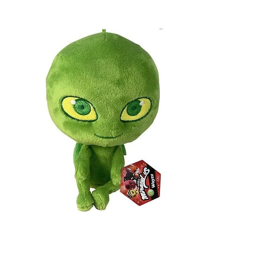 Miraculous Ladybug Tales Kwami Wayzz Plush Soft Toy 15cm Gift for Kids