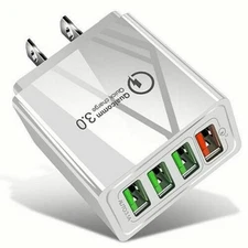 3.1A 4 Port USB Wall Charger QC 3.0 | 3 PCs