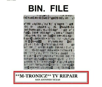 Bin File For Insignia Ns 39d310na15 Main Board 55 39s051 E04 Ebay