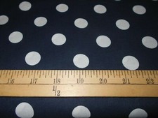 1 yard "Big Dot" Navy Fabric