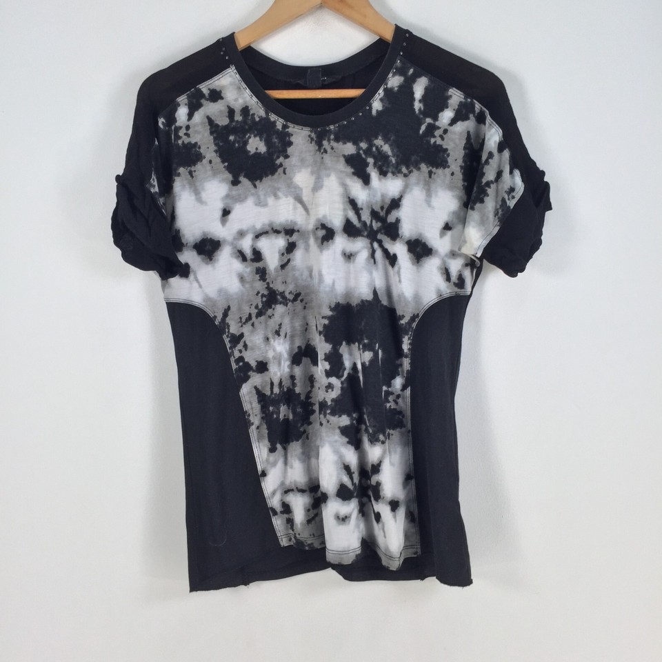 Verge womens t shirt size XS multicolour tie dye short sleeve 057801