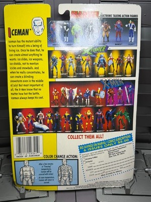 1992 Toy Biz ICEMAN X-Men Action Figure - Marvel Comics CHANGES
