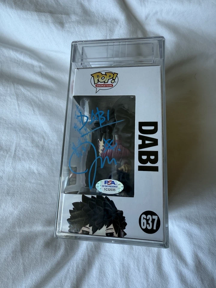 Funko Pop! Animación: Dabi My Hero Academia 2019 NYCC compartida firmada y calificada Foto 2 de 3