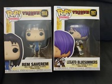 Legato Bluesummers And Rem Saverem FUNKO POP VINYL figures TRIGUN #1557 #1558