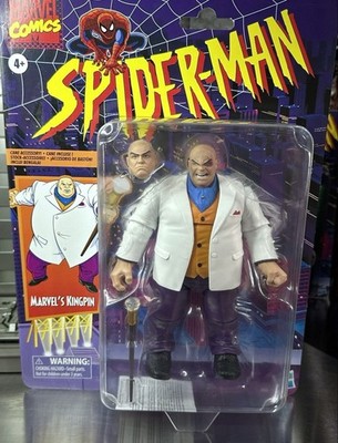 Marvel Legends Comics Spider-Man Retro KINGPIN Hasbro Figure NIB Sealed 6''