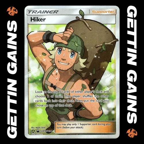 Hiker - SV85/SV94 - Ultra Rare - Hidden Fates - Pokemon Card - NM/M