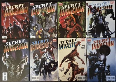 Marvel SECRET INVASION #1-8 Complete Set  2008 Brian Bendis VF-NM