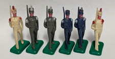 Bergen Beton Cadets 60mm Hard Plastic Vintage Soldiers Playset Lot of 6