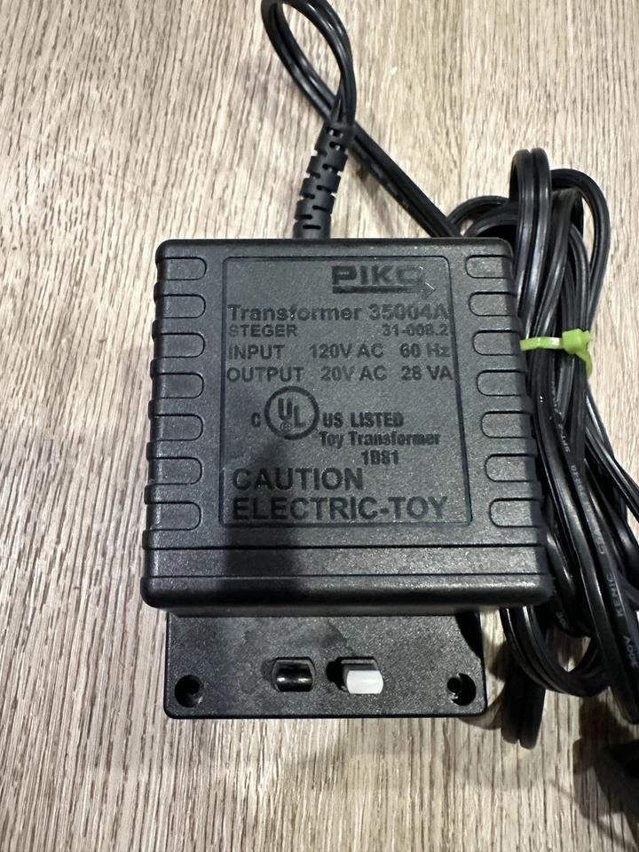 PIKO 35003 B TRANSFORMER, SPEED CONTROLLER, AND CONNECTING/HOOK UP WIRE - Image 2 of 4